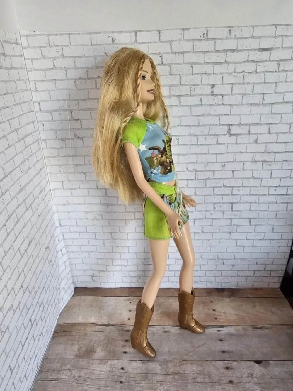 Mattel Barbie DreamWorks Shrek Fashion Doll Blonde 2004 Movie Collector Rare